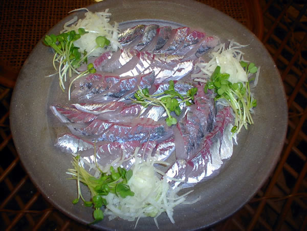 アジ刺身