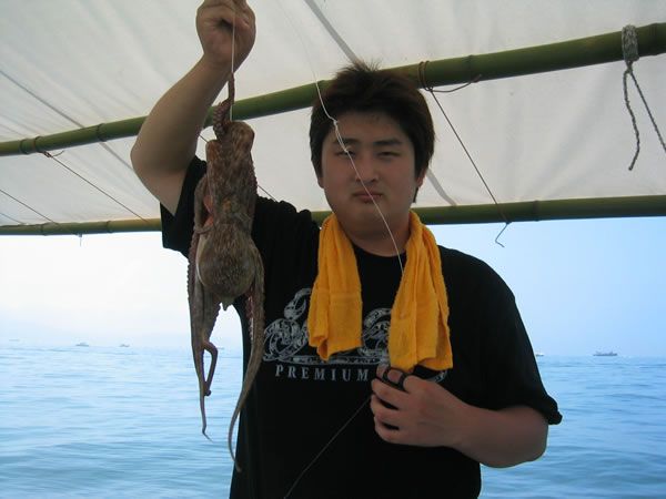 鈴木さんタコ釣果