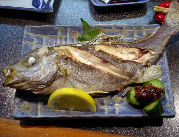 イサギ塩焼き